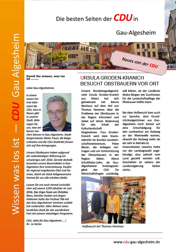 Die besten Seiten der CDU Ausgabe 1